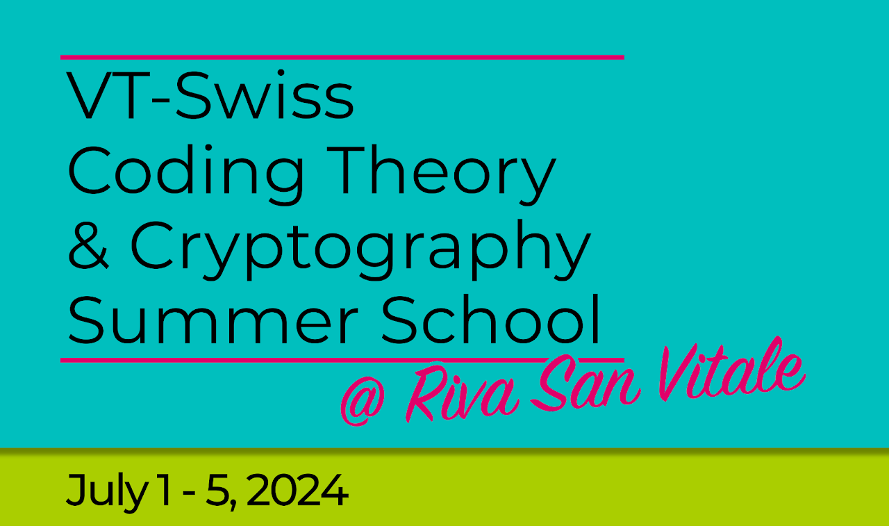 VT-Swiss Summer School @Riva San Vitale, July 1-5, 2024 logo