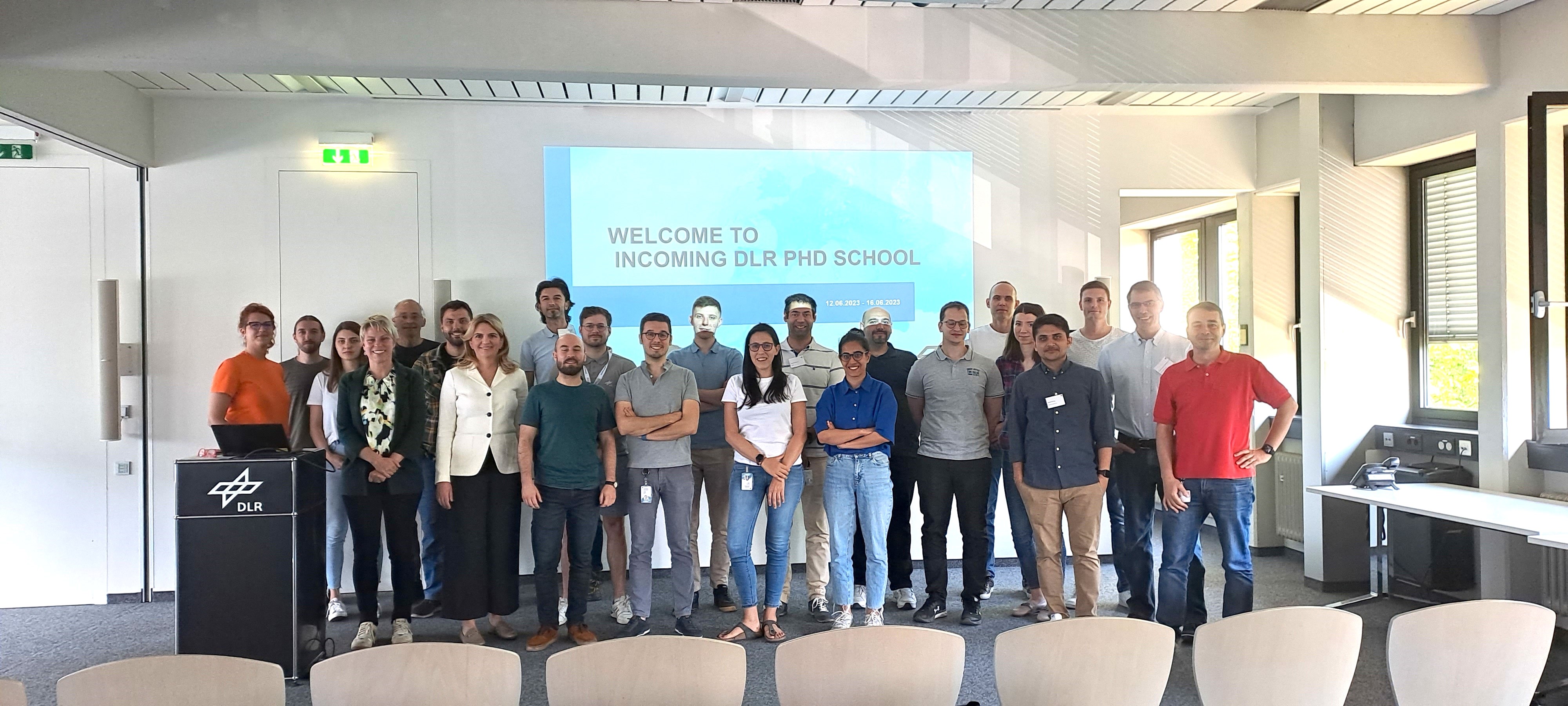 Participants to the INCOMING DLR PhD Summer School 2023, June 12th – 16th 2023